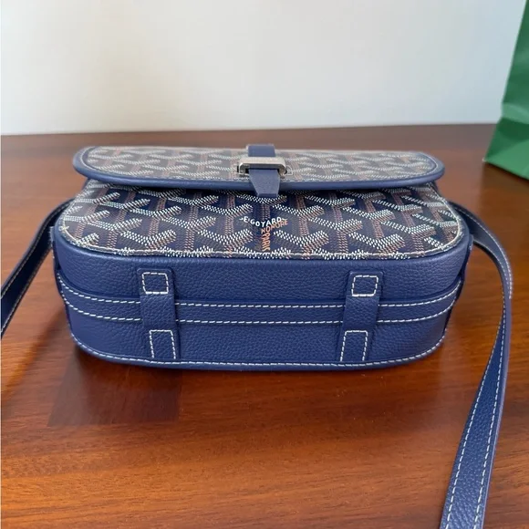 Goyard Navy Blue Belvedere PM Bag - Picture 2 of 10